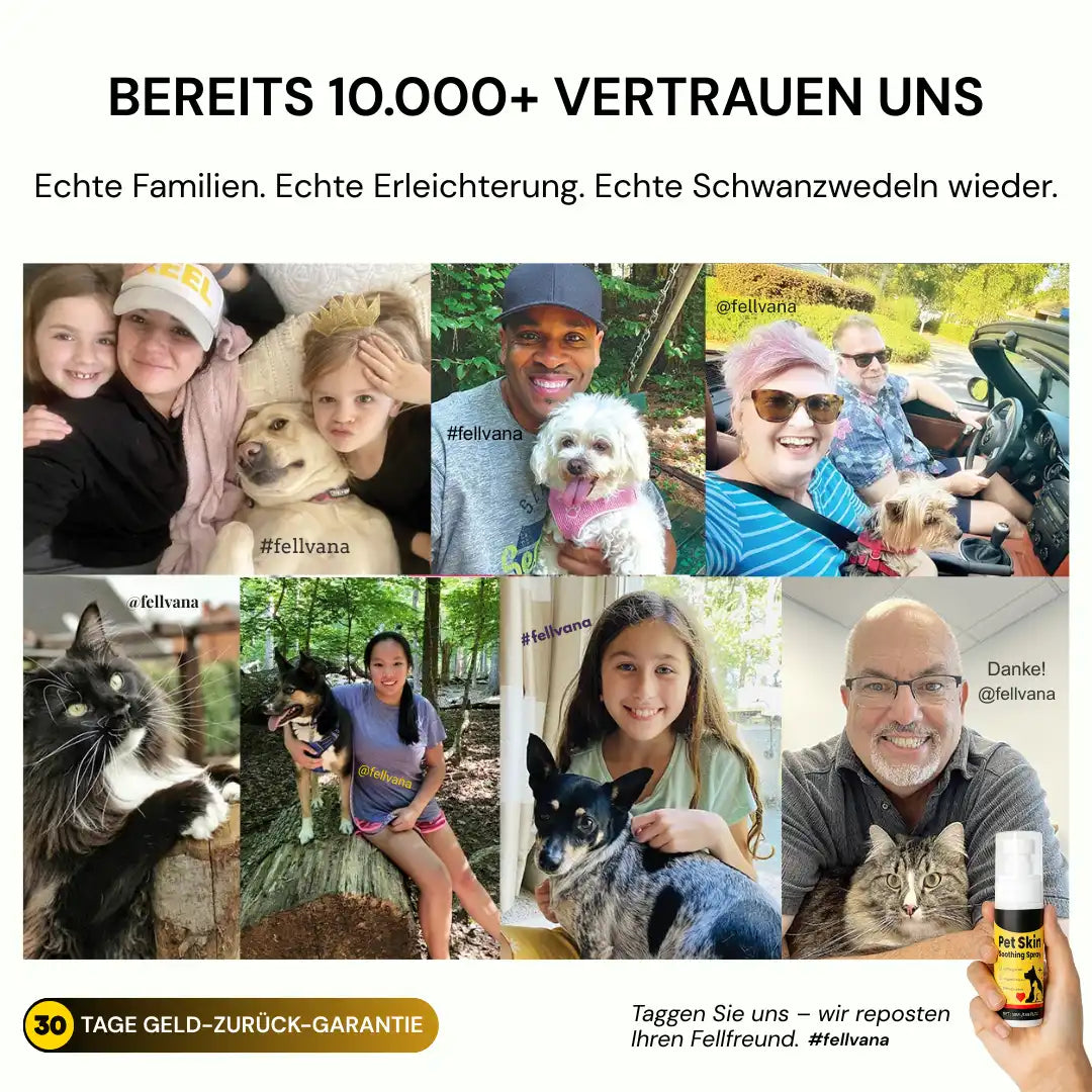 Fellvana™ Tierarzt-geprüftes Hautberuhigungs-Spray